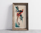 Hiroshige Pheasant Print: Vintage Japanese Art, Narrow Tall Format (2x1)