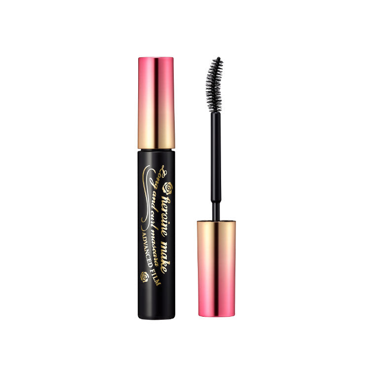 Kiss Me Heroine Make Long & Curl Waterproof Mascara Advanced Film - 01 Black, 0.21 ounces (Pink Pkg)