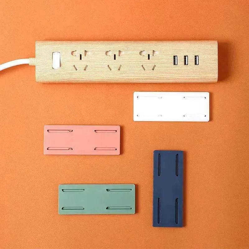 Hole-free Wall Power  Extension Socket Holder