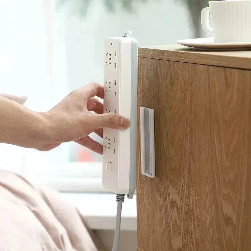 Hole-free Wall Power  Extension Socket Holder