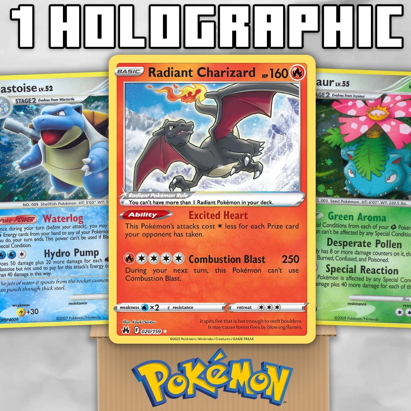 Pokemon HOLOGRAPHIC PACK - Assorted Lot