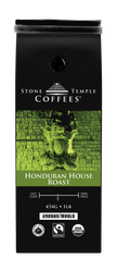 Honduran House Roast - Ground, Medium Roast, Certified Organic OCIA/ Fairtade Coffee 1lb/454g