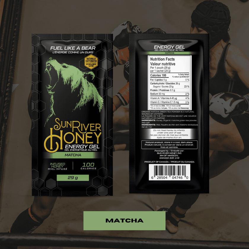 Honey Energy Gel Packs
