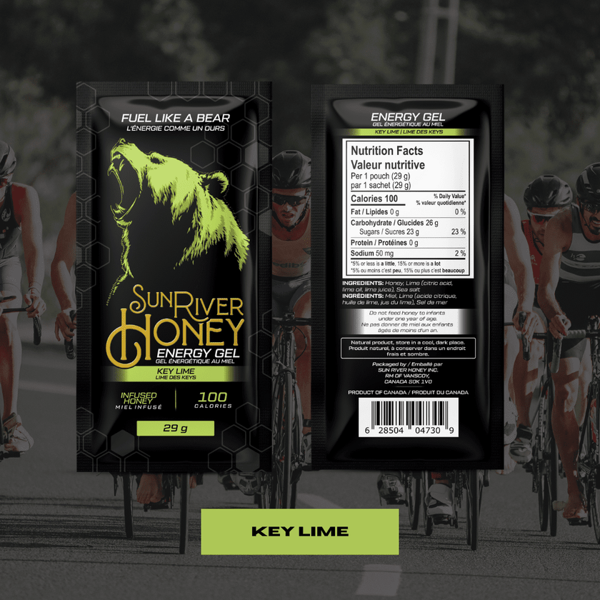 Honey Energy Gel Packs