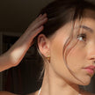 Honey Huggie Hoops 2.0 - Silver