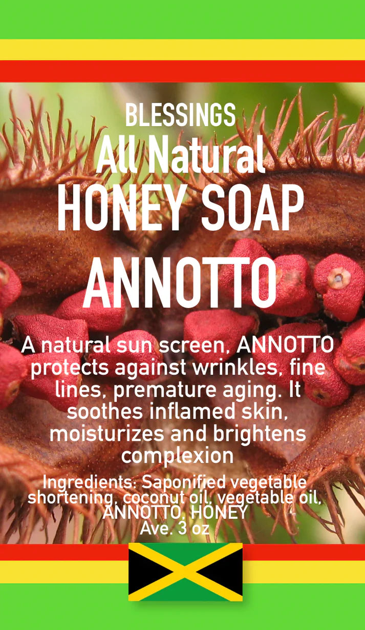 ALL NATURAL HONEY ANNOTTO FACE & BODY BAR
