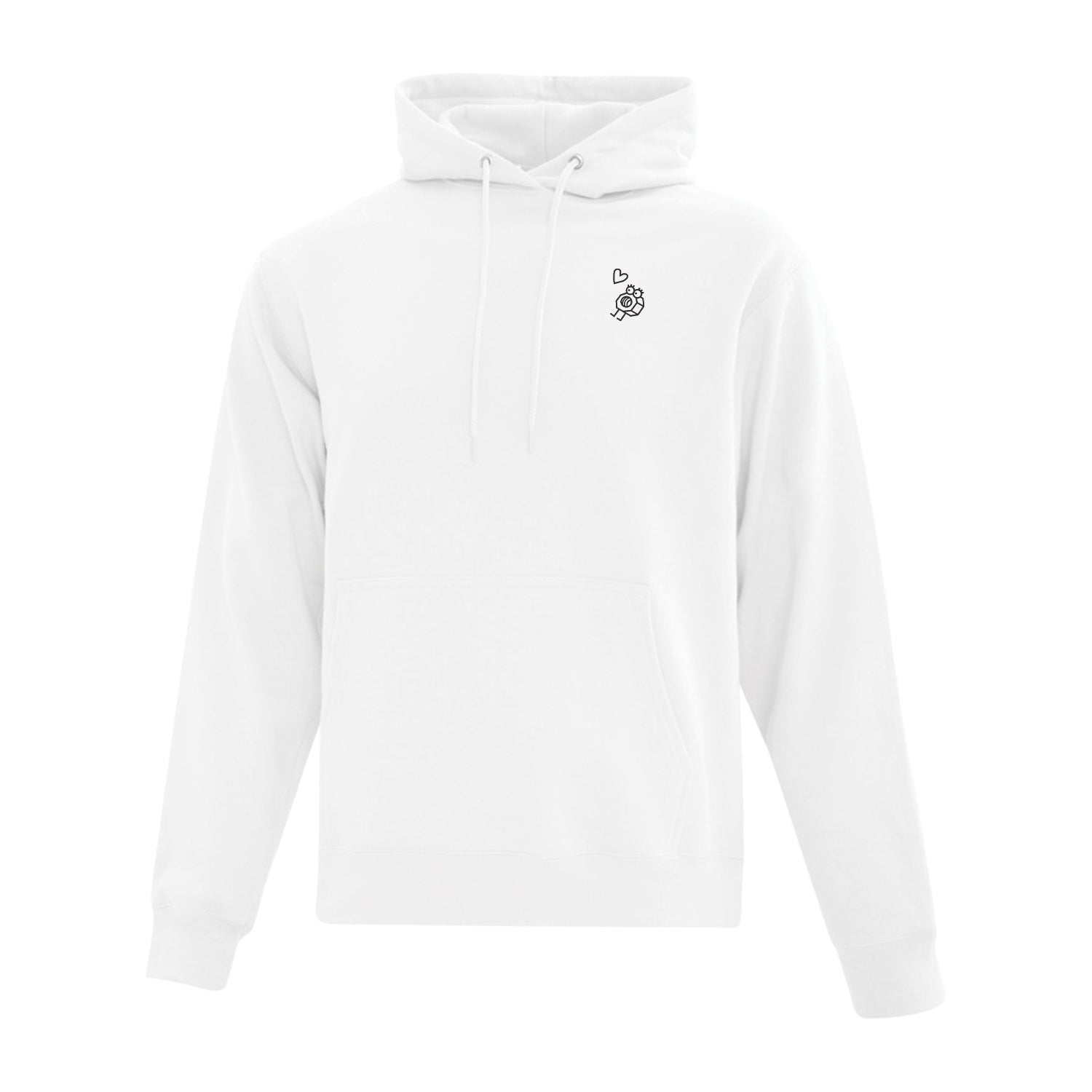 Hoodie Écrou brodé