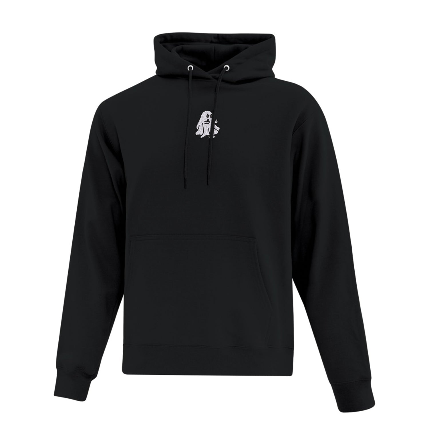 Hoodie Ghost sans lunettes brodé