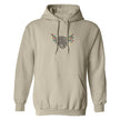 Hoodie XMAS Highland Cow brodé