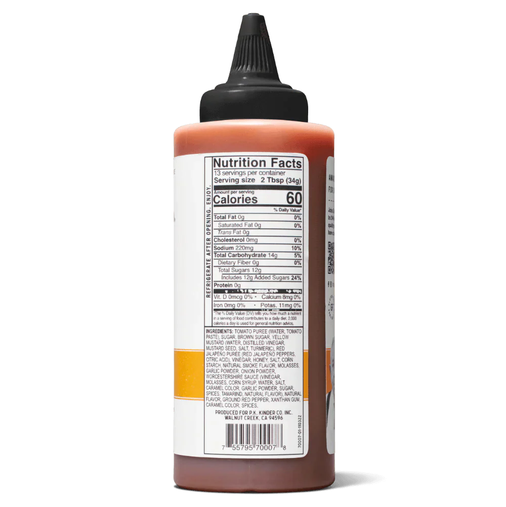 Kinder's Honey Hot BBQ Sauce