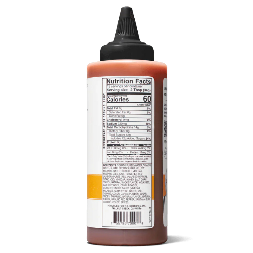 Kinder's Honey Hot BBQ Sauce