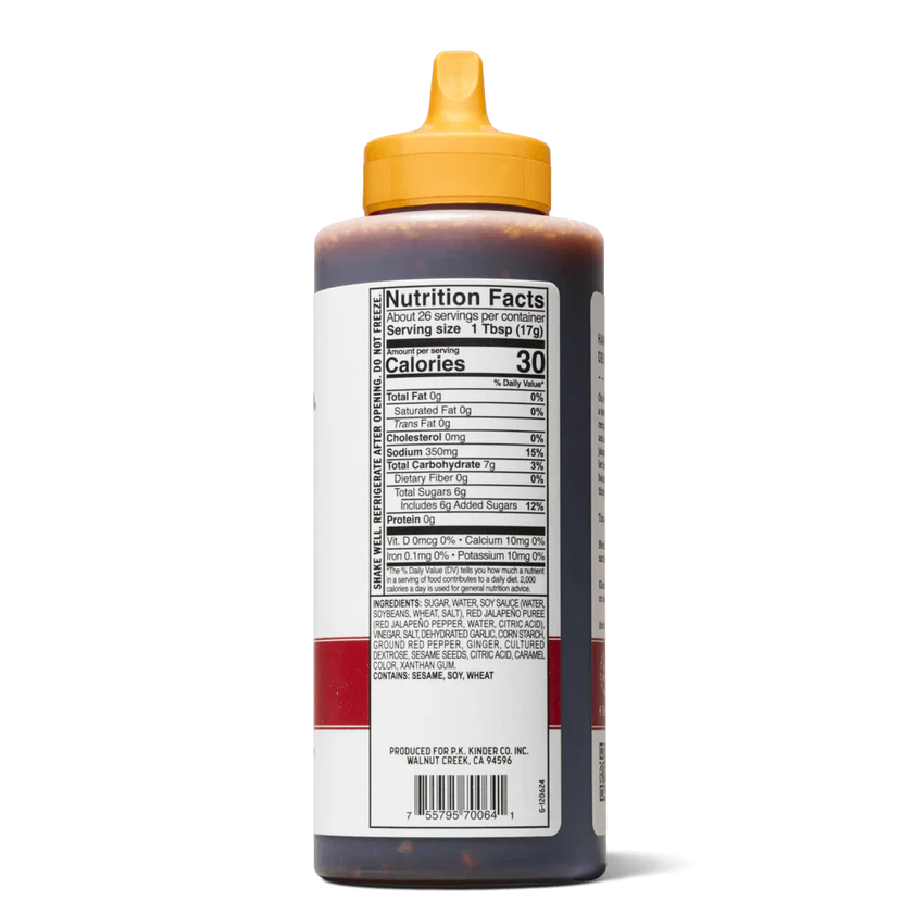 Kinder's Hot Teriyaki Wing Sauce