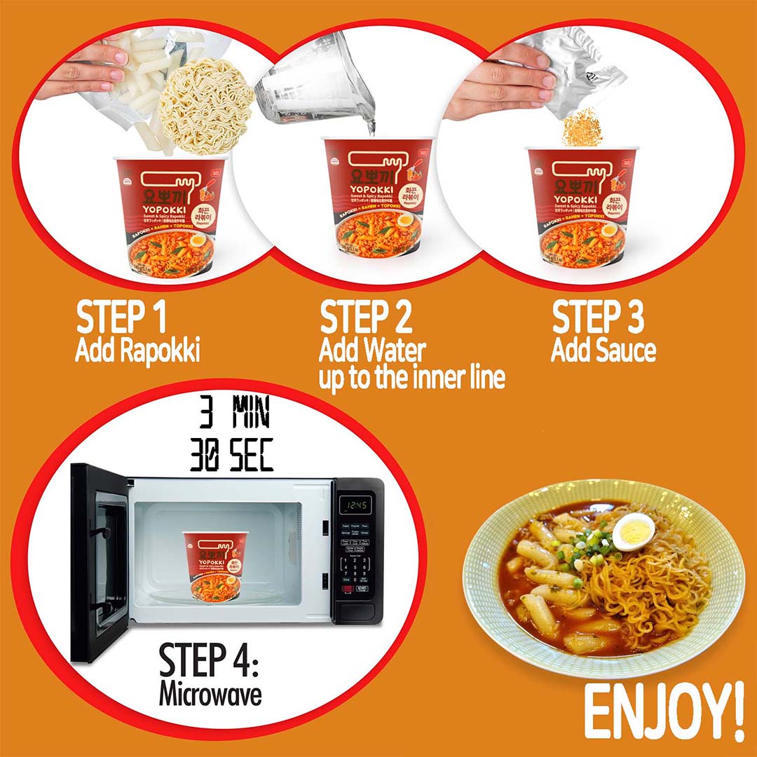 YP Yopokki Hot & Spicy Rabokki (145G)