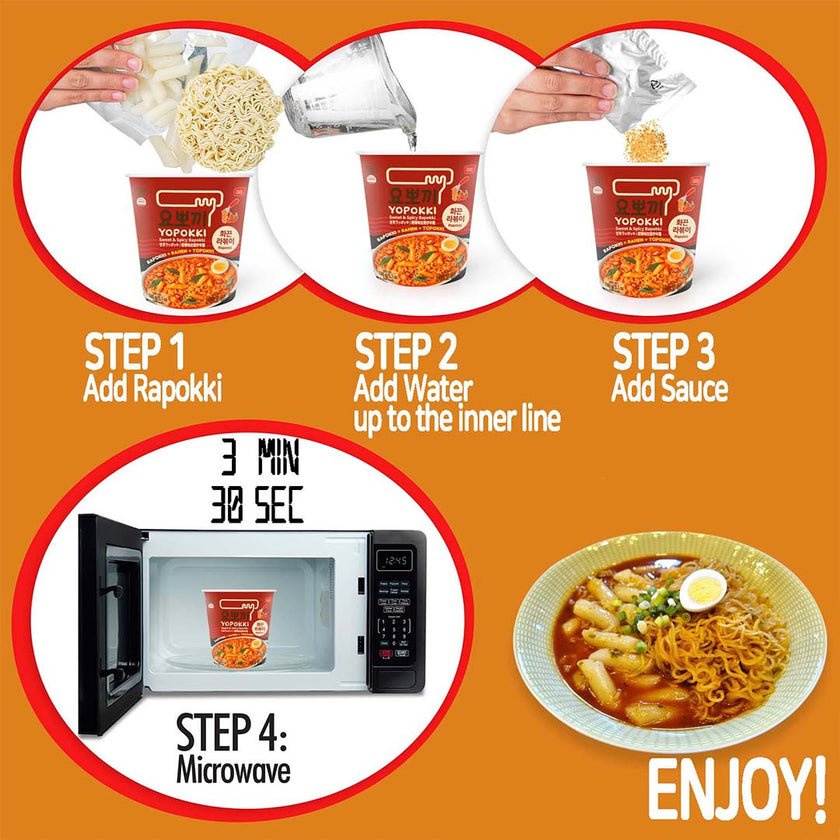 YP Yopokki Hot & Spicy Rabokki (145G)