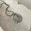 Hourglass Necklace- Silver