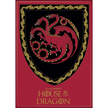 House of Dragons Tagaryen Symbol Red Magnet