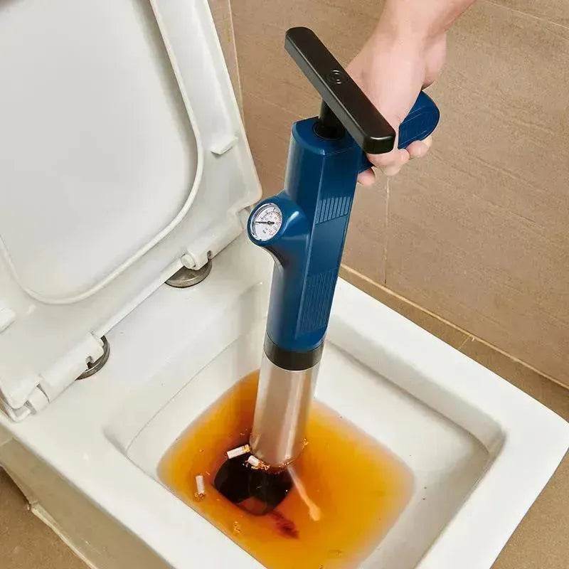 Household Kitchen Sink Toilet Blocked Pipe Unclogging Plunger.