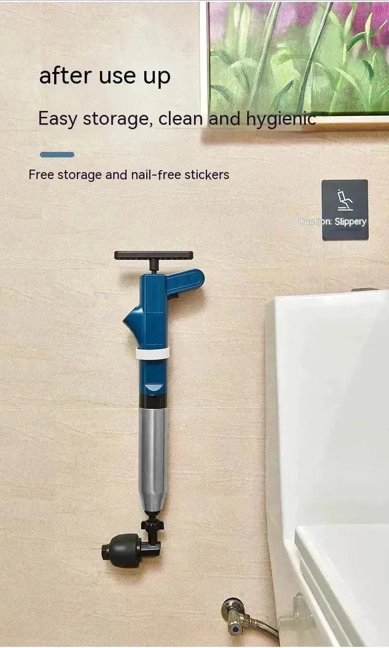 Household Kitchen Sink Toilet Blocked Pipe Unclogging Plunger.