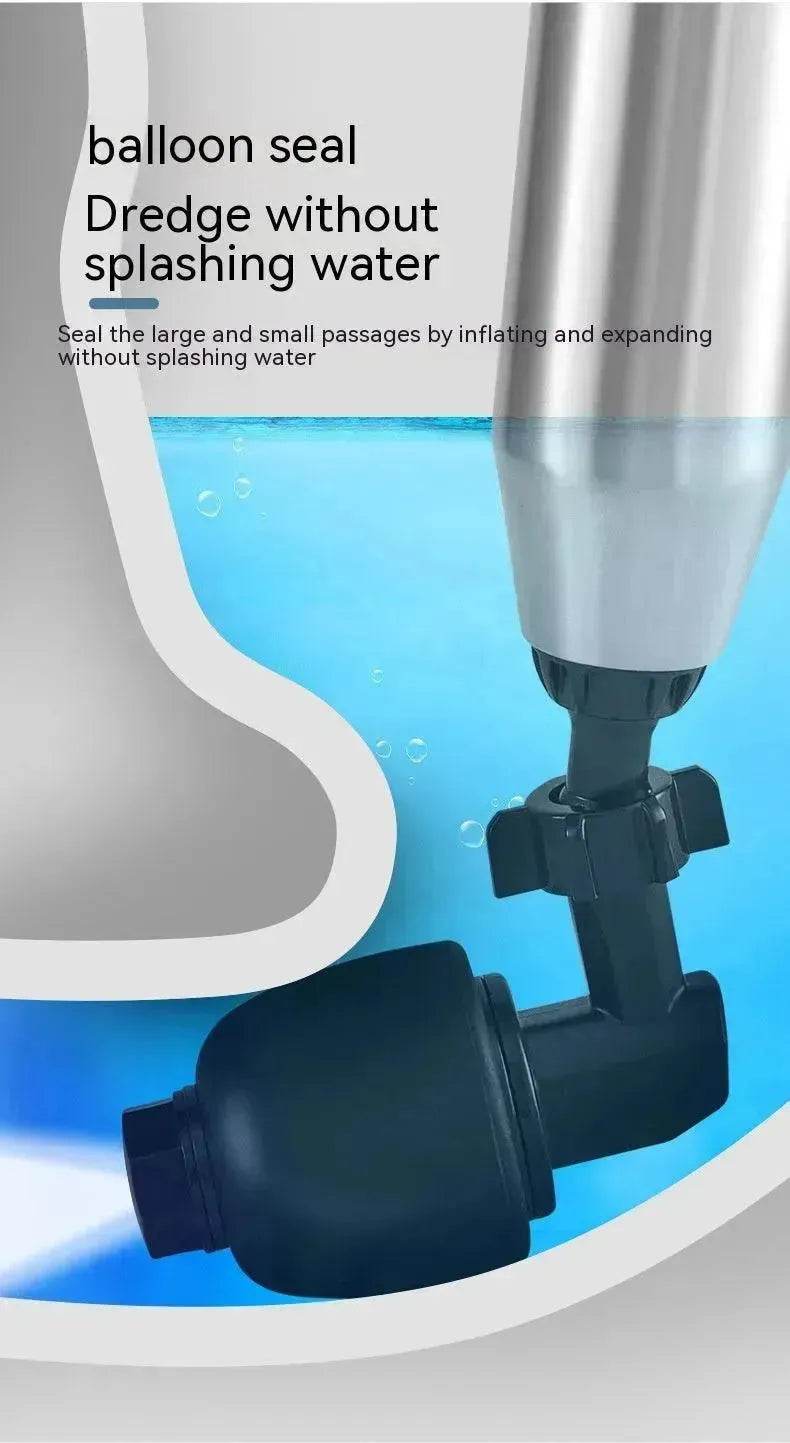 Household Kitchen Sink Toilet Blocked Pipe Unclogging Plunger.
