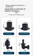 Household Kitchen Sink Toilet Blocked Pipe Unclogging Plunger.