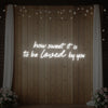 How Sweet It Is To Be Loved By You Neon Sign