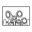 Hobby Solution Embossing Folder - Sunflower