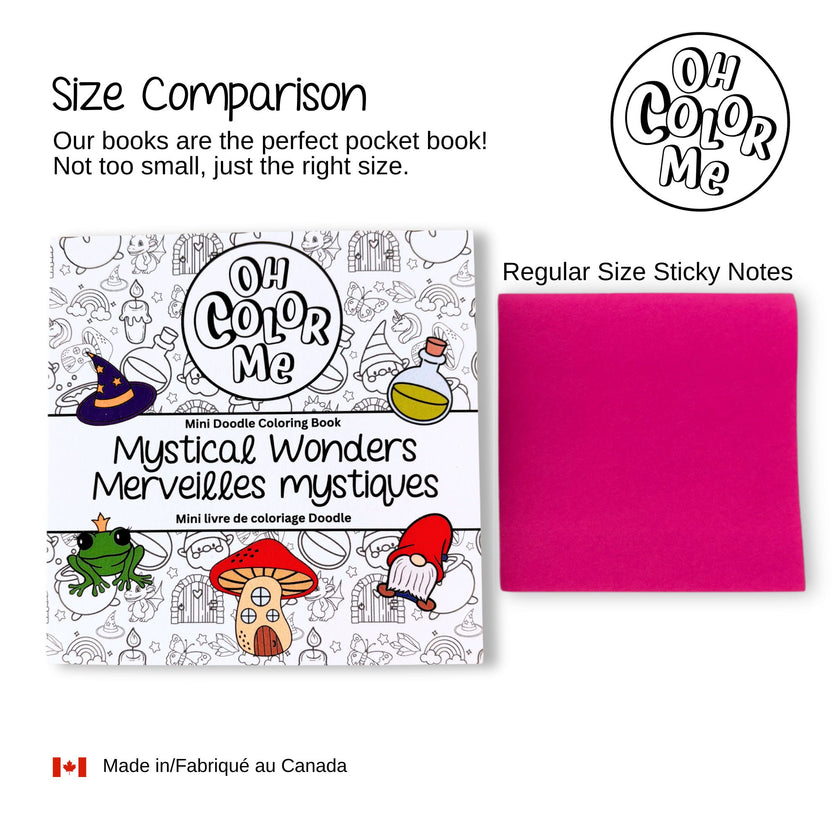 Oh Color Me - Mini Coloring Book Mystical Wonders, 4