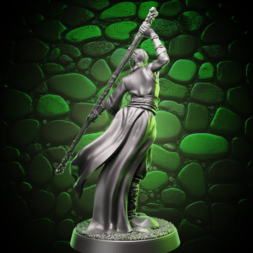 Human Monk | Quarterstaff  | 5e