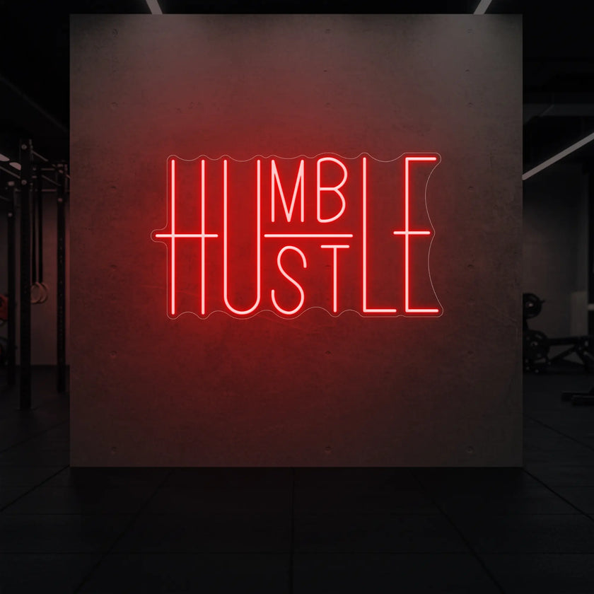 Humble Hustle Neon Sign