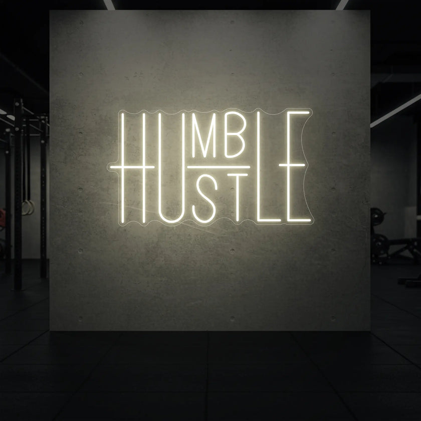 Humble Hustle Neon Sign