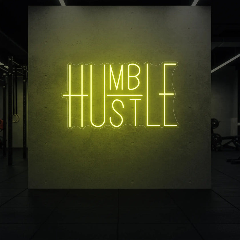 Humble Hustle Neon Sign