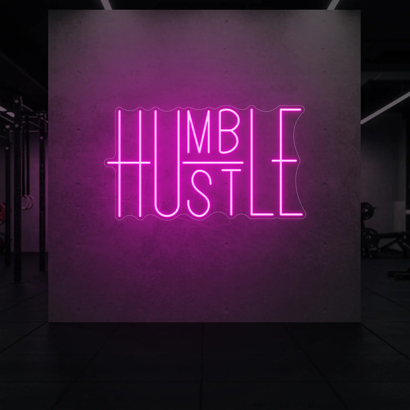 Humble Hustle Neon Sign
