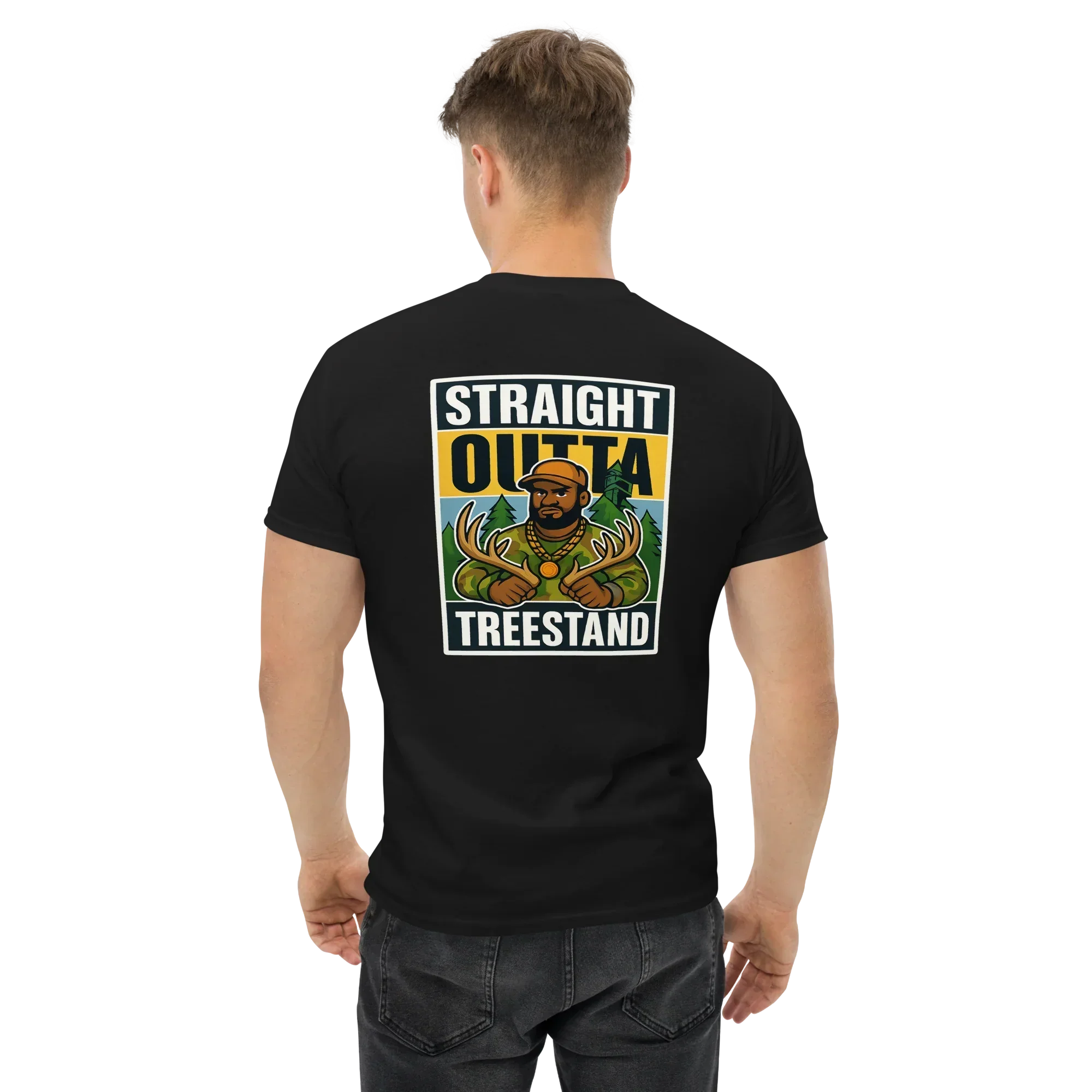 Hunter Humor Straight Outta Treestand T-Shirt