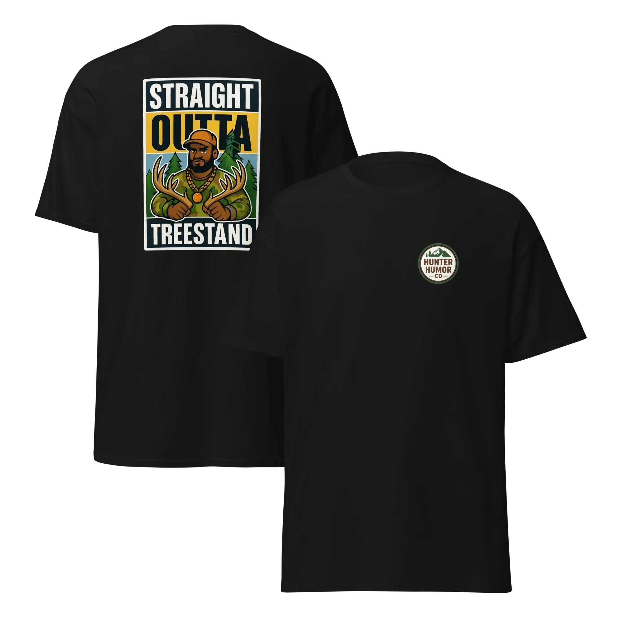 Hunter Humor Straight Outta Treestand T-Shirt