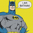I Am Batman 12x12 Canvas Wall Art