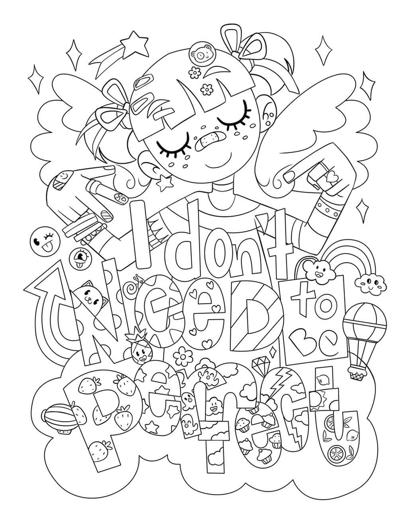 Girl Power Coloring Book for Kids (Spiral Edition)