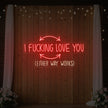 I F'ing Love You Neon Sign