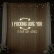 I F'ing Love You Neon Sign