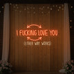 I F'ing Love You Neon Sign