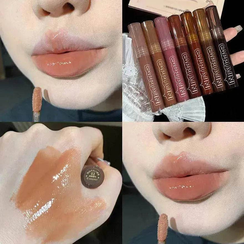 I Lava Chocolate Moisturizing Glaze Mirror Transparent Glass Lip Gloss
