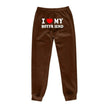 I Love MY BOYFRIEND Printed Trousers Casual Sweatpants Men And Women Sports Pants