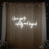 I Love You to Infinity and Beyond Neon Sign