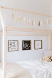 I Love You to the Moon & Back Wood Sign – Nursery Wall Art