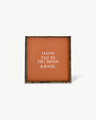 I Love You to the Moon & Back Wood Sign – Nursery Wall Art