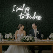 I Said Yes to the Dress Neon Sign