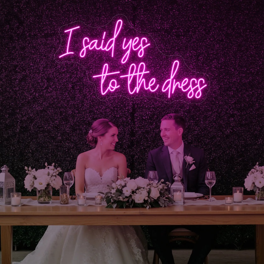 I Said Yes to the Dress Neon Sign