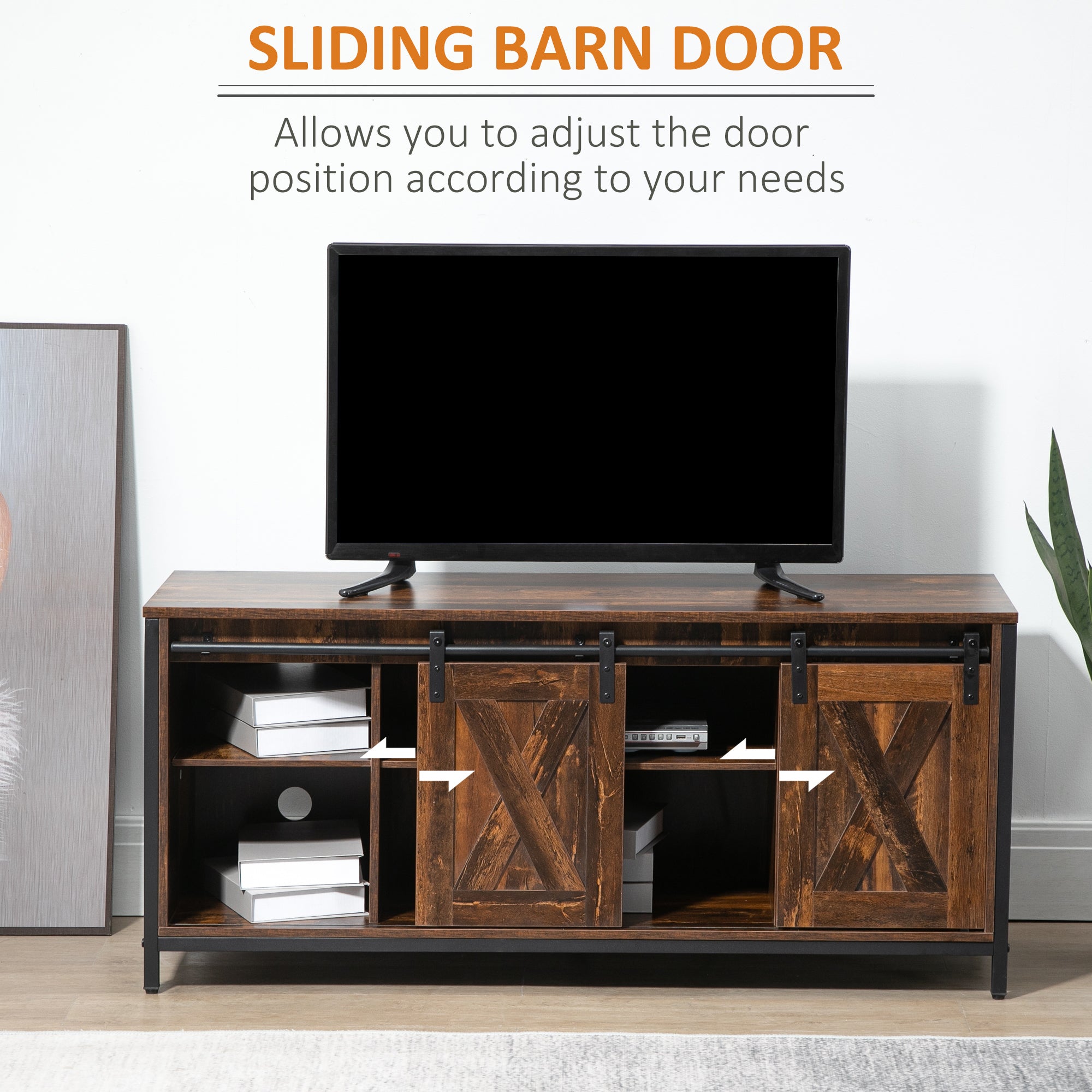 Easton Industrial Style TV Stand for TVs up to 60