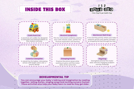 123 Baby Box - 11-12 Months Montessori Educational Box