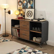 Buffet style rétro bois recyclé et acier
