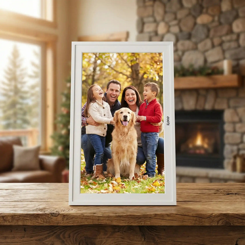 iLoop 15.6” Digital Calendar 32GB | Calendar, Wi-Fi Photo & Video Frame, Art Gallery | Premium Features No Subscription, Touchscreen